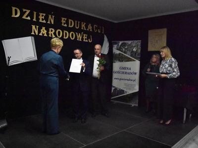 Zdjęcie z Dnia Edukacji Narodowej w Gminie Gościeradów