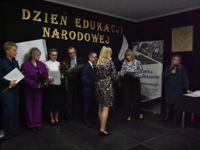 Zdjęcie z Dnia Edukacji Narodowej w Gminie Gościeradów