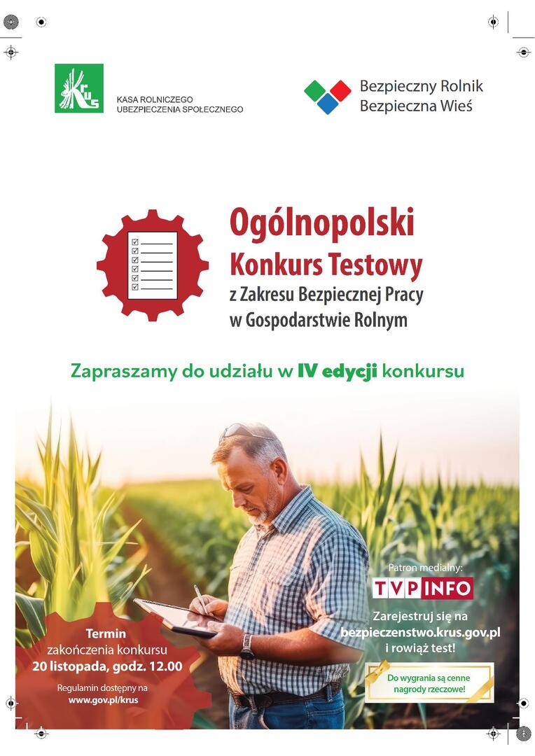 Zdjęcie plakatu dot. gospodarstwa rolnego