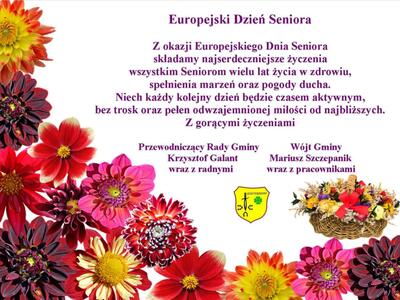 Zdjęcie życzeń z kwiatami