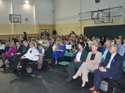 Zdjęcie z rozdania stypendium Wójta Gminy Gościeradów
