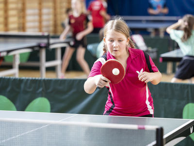 Zdjęcie z 2. Otwartego Turnieju Tenisa Stołowego „Mamy Niepodległą”