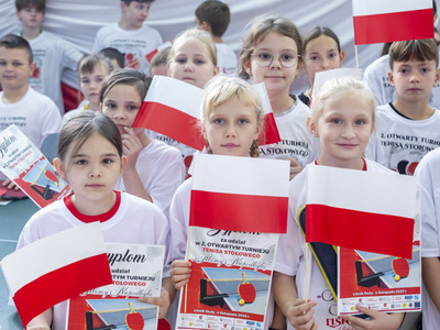 Zdjęcie z 2. Otwartego Turnieju Tenisa Stołowego „Mamy Niepodległą”