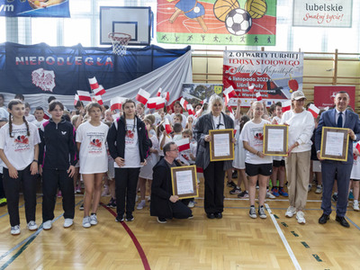 Zdjęcie z 2. Otwartego Turnieju Tenisa Stołowego „Mamy Niepodległą”