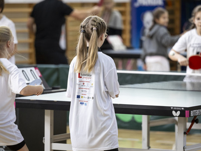 Zdjęcie z 2. Otwartego Turnieju Tenisa Stołowego „Mamy Niepodległą”