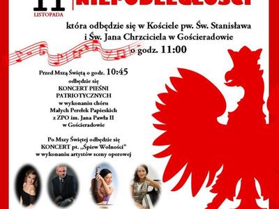 Zdjęcie plakatu z symbolami Polski