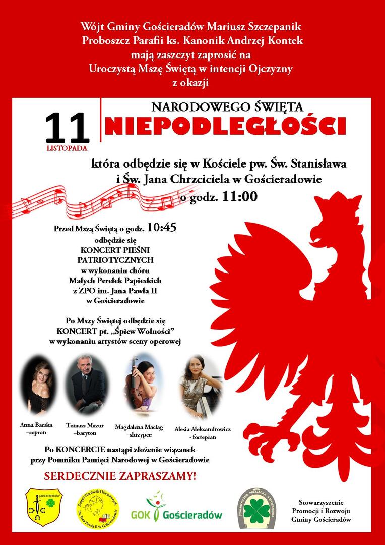 Zdjęcie plakatu z symbolami Polski