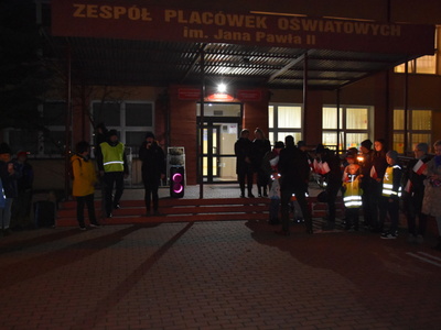 Zdjęcie z Marszu dla Niepodległej w gminie Gościeradów