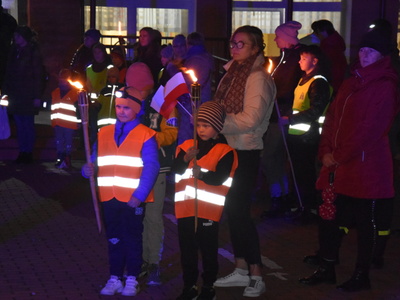 Zdjęcie z Marszu dla Niepodległej w gminie Gościeradów