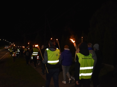 Zdjęcie z Marszu dla Niepodległej w gminie Gościeradów