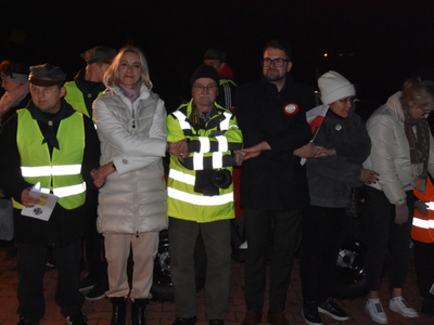 Zdjęcie z Marszu dla Niepodległej w gminie Gościeradów