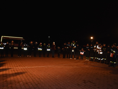 Zdjęcie z Marszu dla Niepodległej w gminie Gościeradów