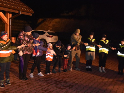 Zdjęcie z Marszu dla Niepodległej w gminie Gościeradów