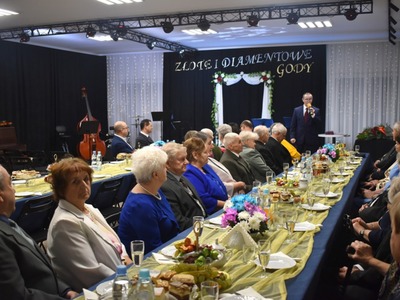 Zdjęcie ze Złotych i Diamentowych Godów w Gminie Gościeradów