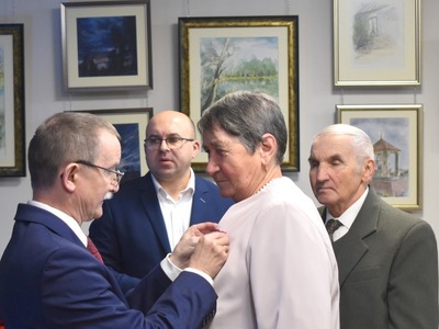 Zdjęcie ze Złotych i Diamentowych Godów w Gminie Gościeradów