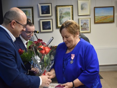 Zdjęcie ze Złotych i Diamentowych Godów w Gminie Gościeradów