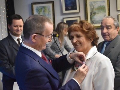 Zdjęcie ze Złotych i Diamentowych Godów w Gminie Gościeradów