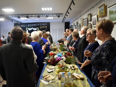 Zdjęcie ze Złotych i Diamentowych Godów w Gminie Gościeradów