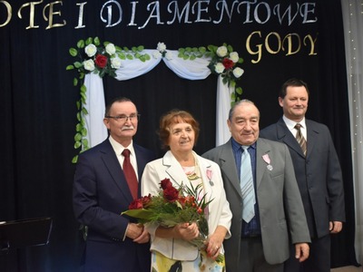 Zdjęcie ze Złotych i Diamentowych Godów w Gminie Gościeradów