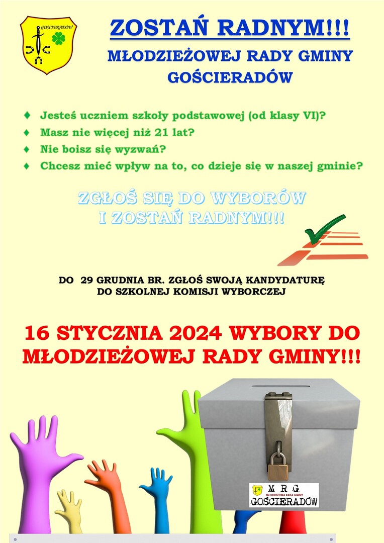 Zdjęcie plakatu dot. wyborów