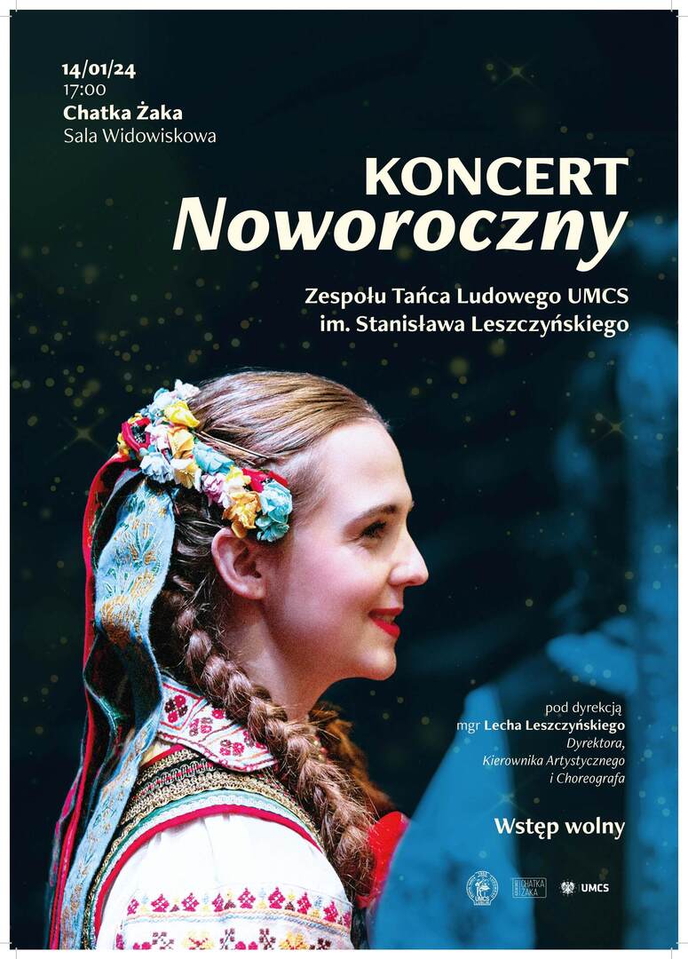 Zdjęcie plakatu zapraszającego na Koncert