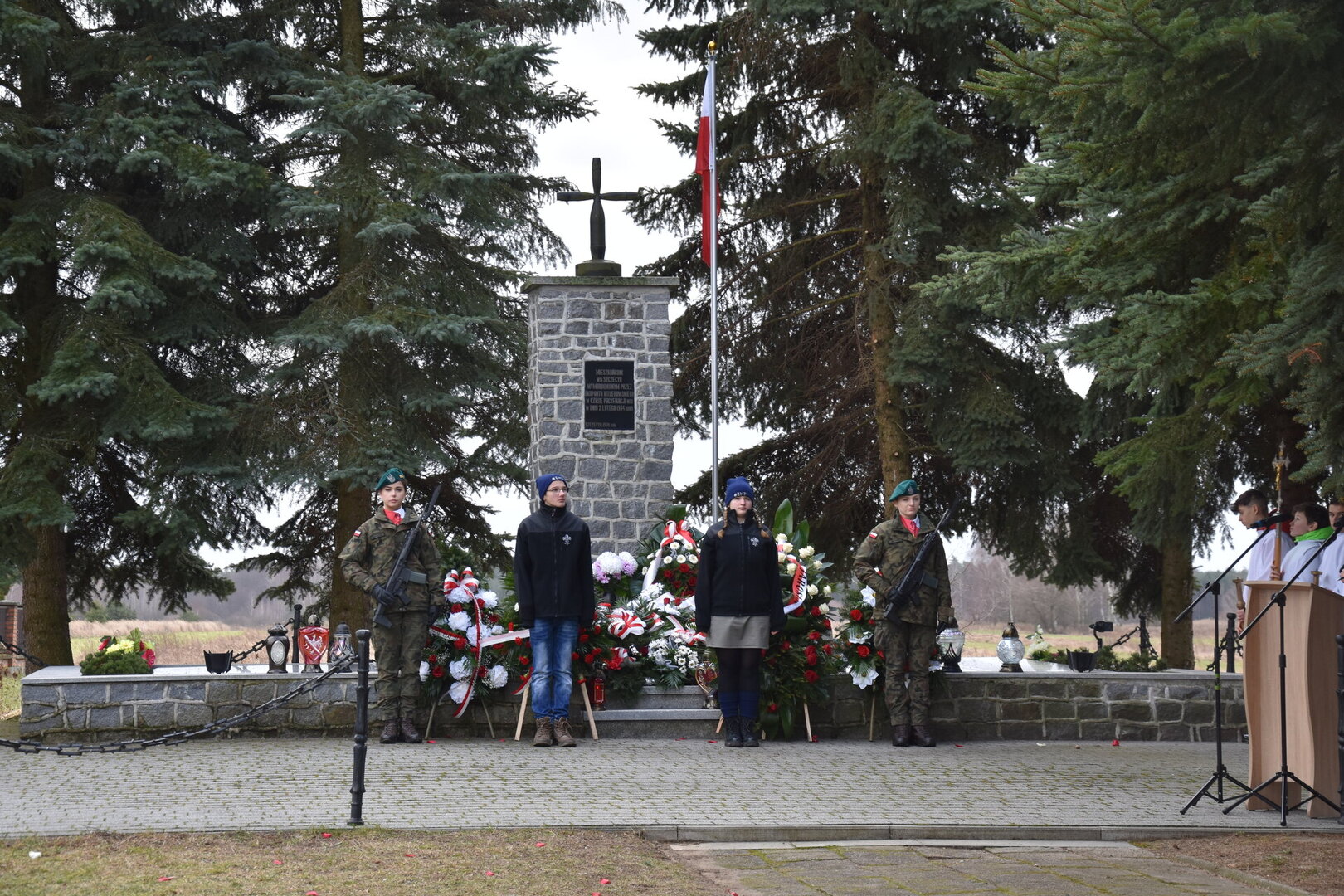 Zdjęcie z 80. Rocznicy Pacyfikacji Wsi Szczecyn, Wólka Szczecka i okolic