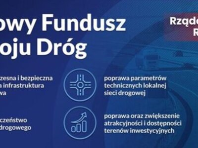 Grafika dot. Rządowego Funduszu Rozwoju Dróg