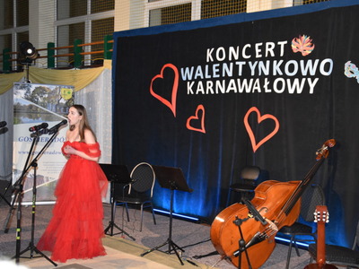 Zdjęcie z ,,Koncertu walentynkowo - karnawałowego" w Gościeradowie