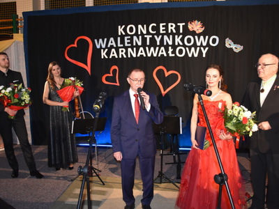 Zdjęcie z ,,Koncertu walentynkowo - karnawałowego" w Gościeradowie