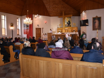 Zdjęcia z Mszy Świętej w Szczecynie