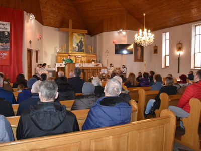 Zdjęcia z Mszy Świętej w Szczecynie