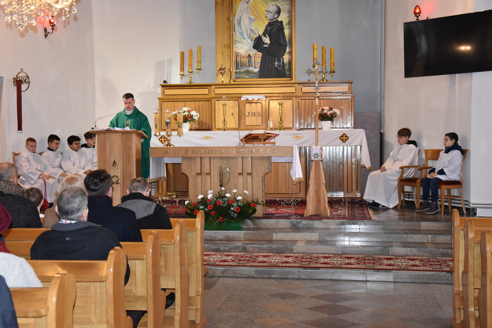 Zdjęcia z Mszy Świętej w Szczecynie