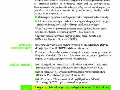 Zdjęcie ulotki dot. Funduszu Ochrony Rolnictwa