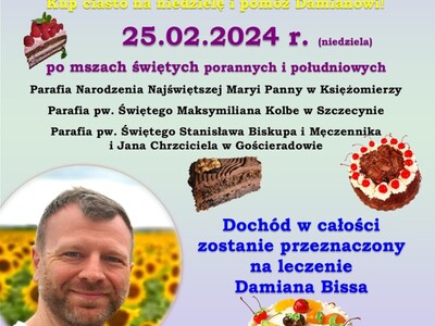 Zdjęcie plakatu dot. Charytatywnego Kiermaszu Ciast