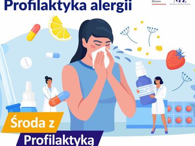 Grafika dotycząca profilaktyki alergii