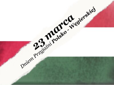 Zdjęcie flag Polski i Węgier