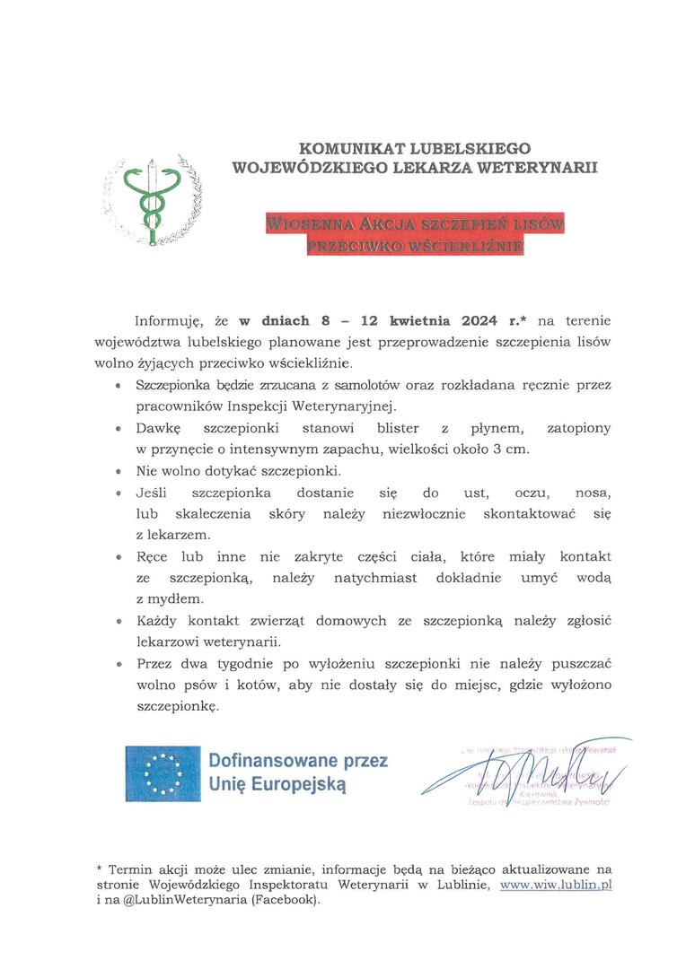 Obraz/grafika przedstawiajaca treść komunikatu