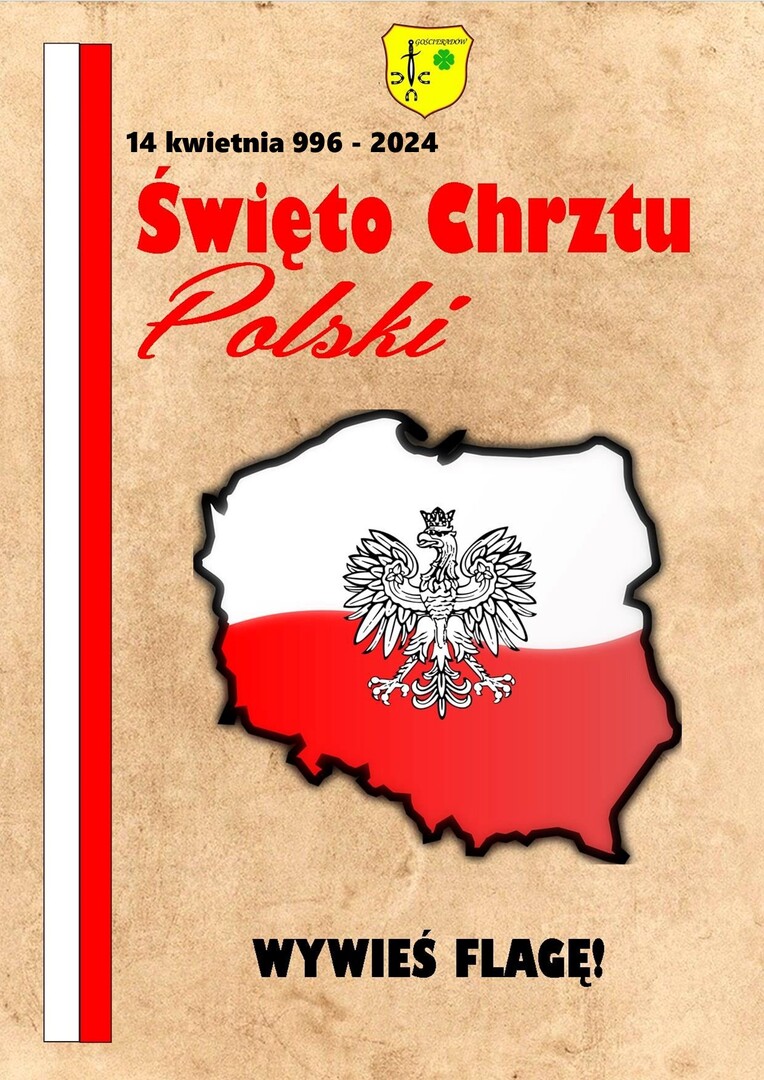 Zdjęcie flagi, godła i obrysu granic Polski