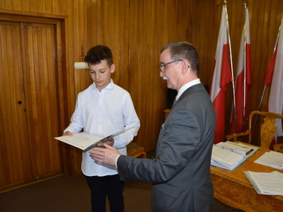 Zdjęcie z II sesji Młodzieżowej Rady Gminy Gościeradów