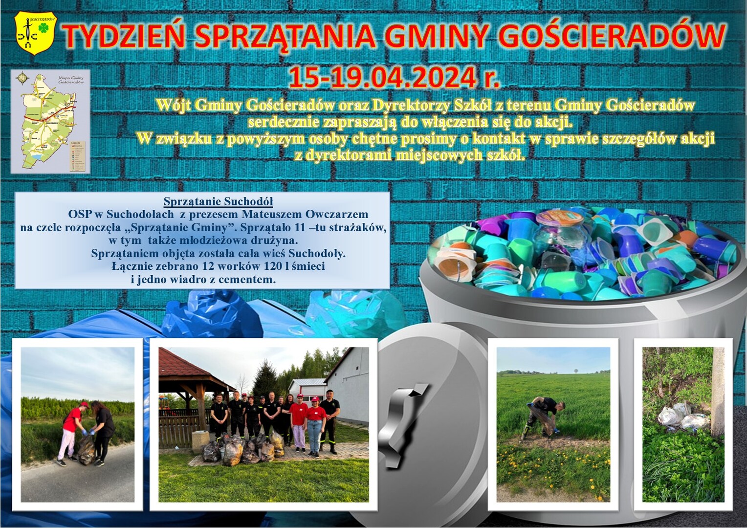 Zdjęcie grafiki dot. Tygodnia Sprzątania Gminy Gościeradów