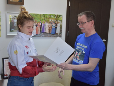 Zdjęcie ze spotkania z Patrycją Gil