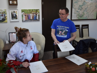 Zdjęcie ze spotkania z Patrycją Gil