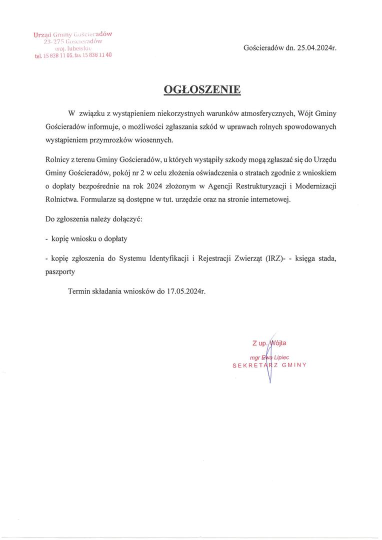 Zdjęcie ogłoszenia