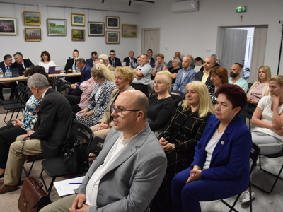 Zdjęcie z I sesji rady Gminy Gościeradów