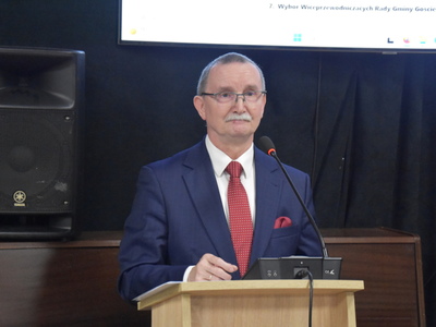 Zdjęcie z I sesji rady Gminy Gościeradów