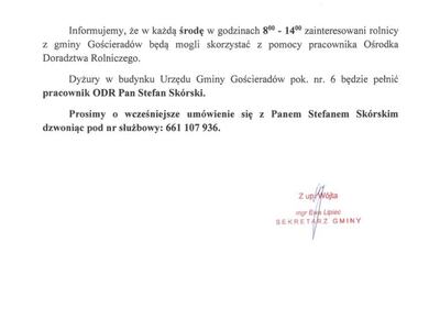 Zdjęcie informacji