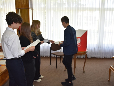 Zdjęcie z III sesji Młodzieżowej Rady Gminy Gościeradów