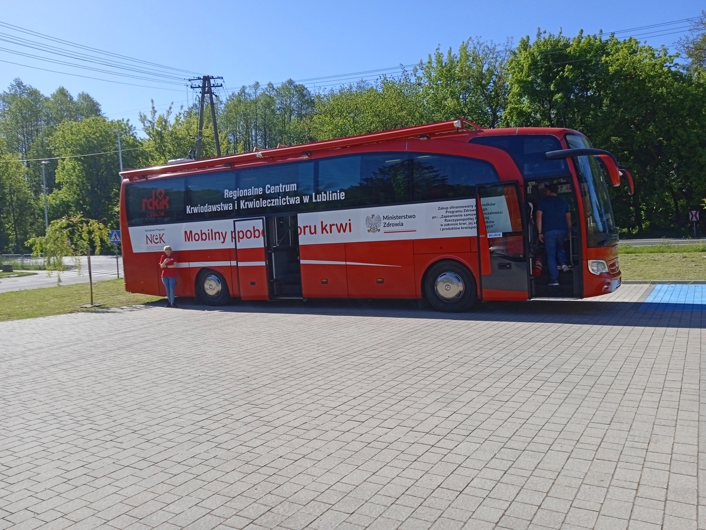 Zdjęcie z akcji krwiodawstwa w gminie Gościeradów