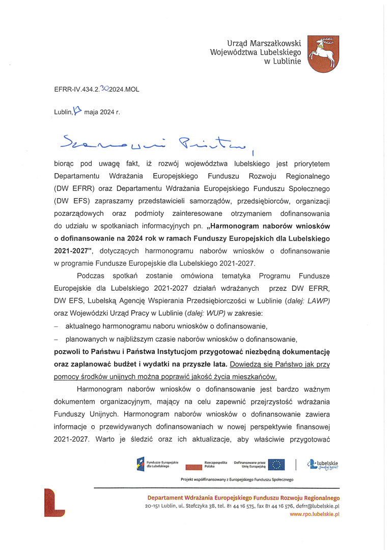Zdjęcie zaproszenia