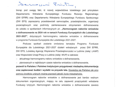 Zdjęcie zaproszenia